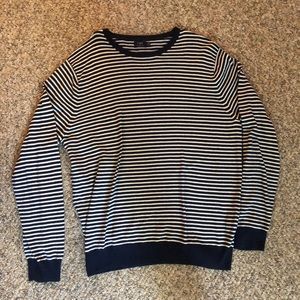J. Crew men’s striped crew neck sweater in XL